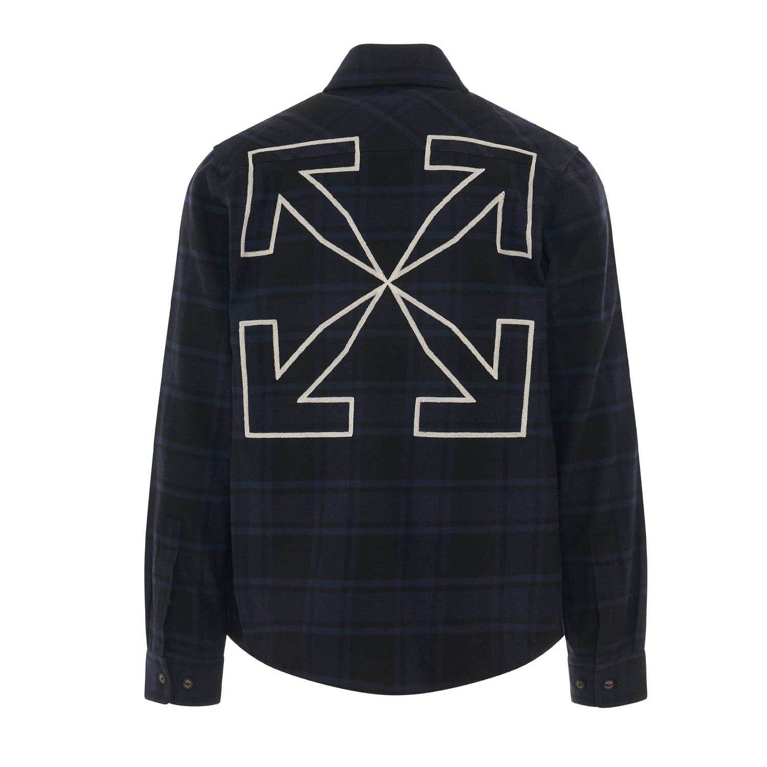 Верхня сорочка Off White Outline Arr Flannel Blue White
