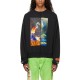 Світшот Heron Preston Crewneck Split Herons Black Orange