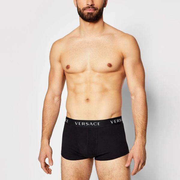Набор боксеров Versace AU04020-AC00058 Nero/Bianco.