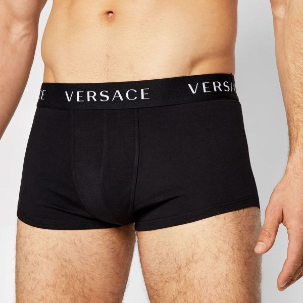 Набор боксеров Versace AU04020-AC00058 Nero/Bianco.