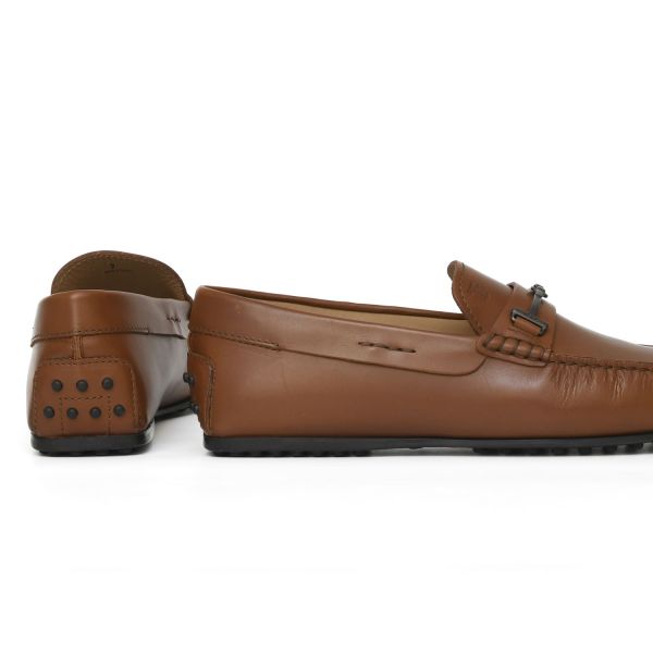 Мокасины Tod's Doppia T Fine City Gommino D90 Corteccia CH.
