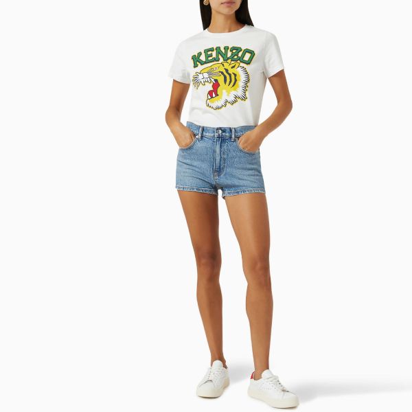 Футболка Kenzo Tiger Varsity Regular T-Shirt White.