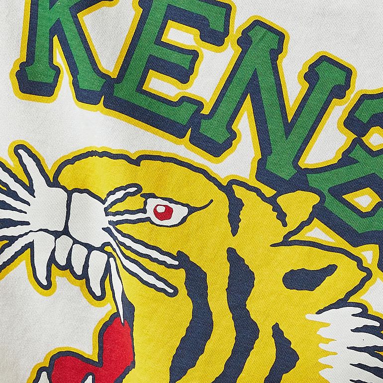 Футболка Kenzo Tiger Varsity Regular T-Shirt White.