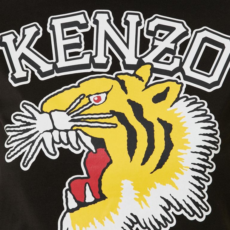 Футболка Kenzo Tiger Varsity Regular T-Shirt Black.