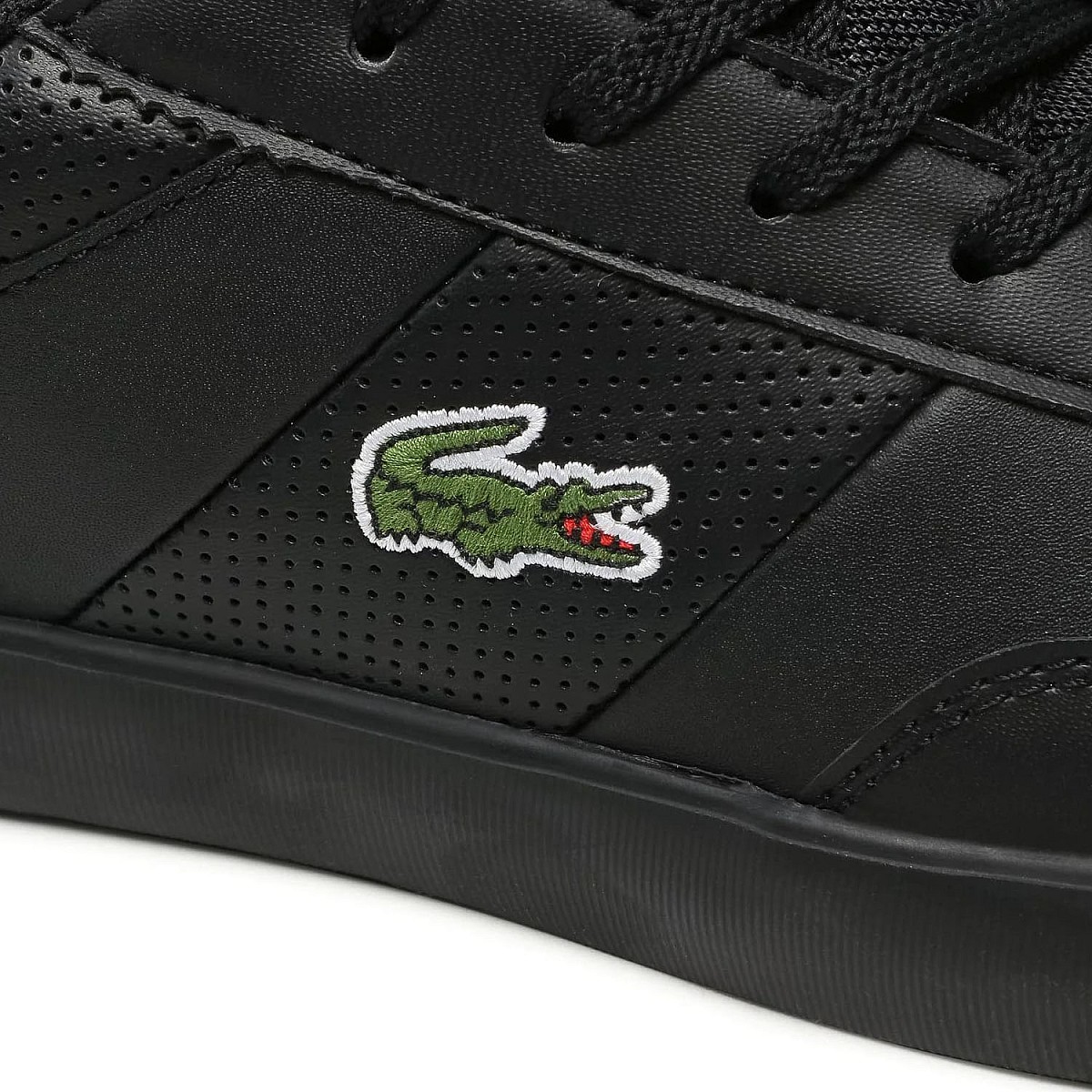 Кеди Lacoste Court-Master 0721 1 CMA BLK/BLK LTH/SYN