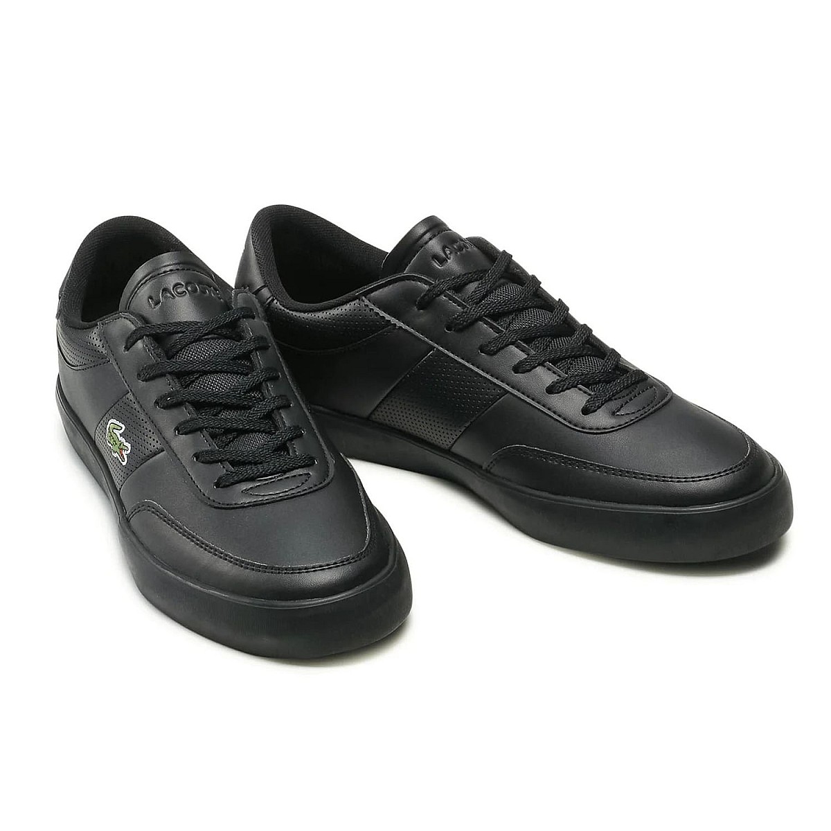 Кеди Lacoste Court-Master 0721 1 CMA BLK/BLK LTH/SYN