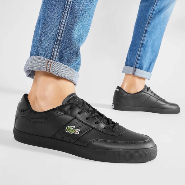 Кеди Lacoste Court-Master 0721 1 CMA BLK/BLK LTH/SYN