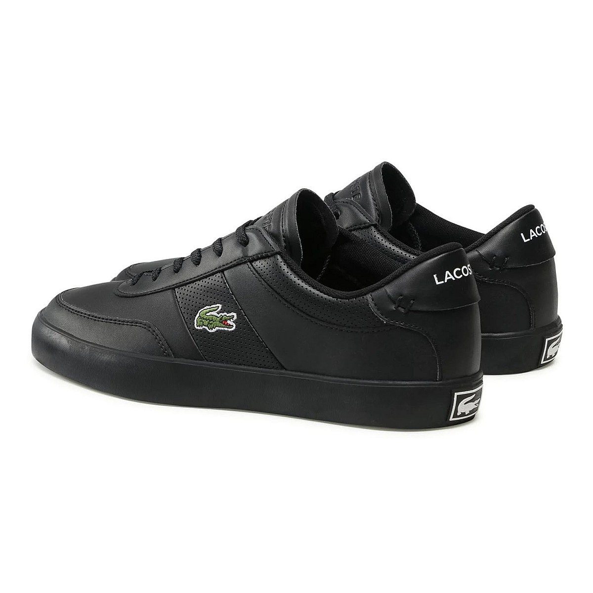 Кеди Lacoste Court-Master 0721 1 CMA BLK/BLK LTH/SYN