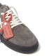 Кеди Off White Low Vulcanized Suede Dark Grey White
