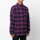 Овершорт Palm Angels Classic Logo Overshirt Purple White