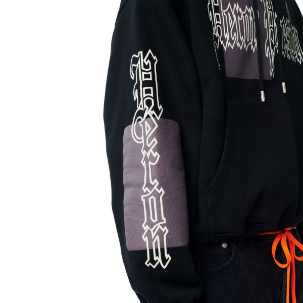 Худи Heron Preston Gothic Color Blocks Hoodie Black Grey