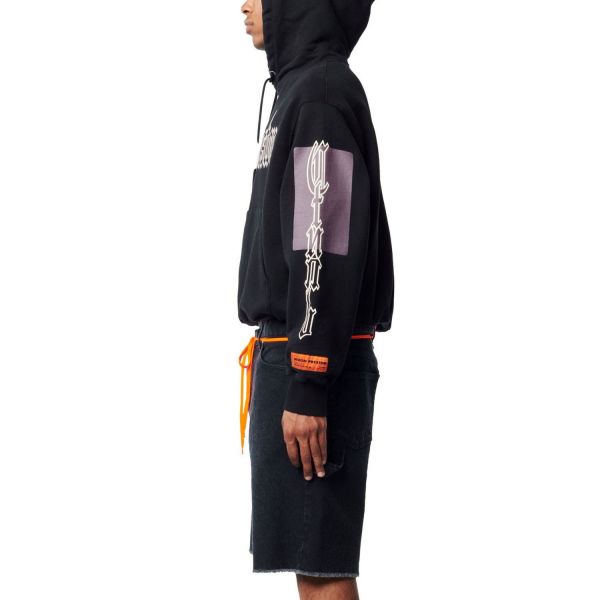 Худі Heron Preston Gothic Color Blocks Hoodie Black Grey.