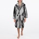 Халат Diesel Washed Color Cap Bathrobe Hood Black