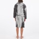 Халат Diesel Washed Color Cap Bathrobe Hood Black