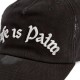 Кепка Palm Angels Life is Palm Baseball Cap Black White
