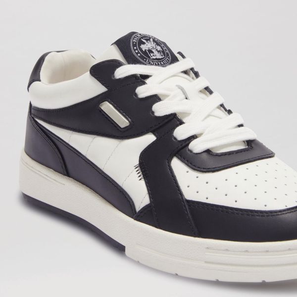 Кеды Palm Angels Palm University Two Colors White Black.