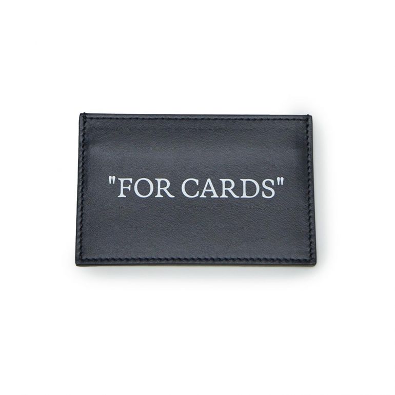 Картхолдер Off White Quote Bookish Card Case Black White.