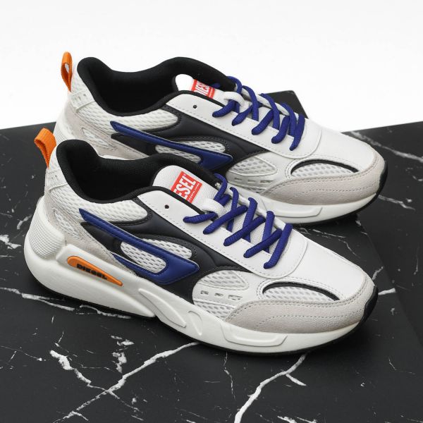 Кроссовки Diesel S-Serendipity Sport Flame Orange/Navy Blue/White/Black.