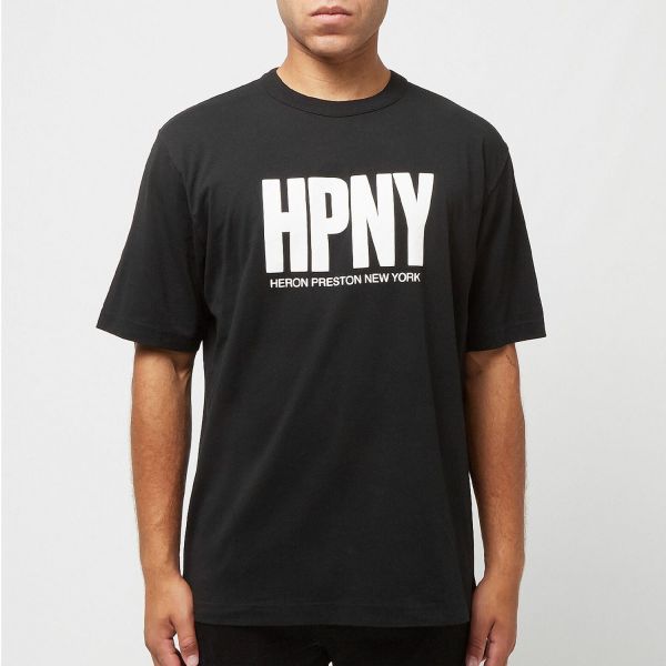 Футболка Heron Preston Reg HPNY SS Tee Black White.