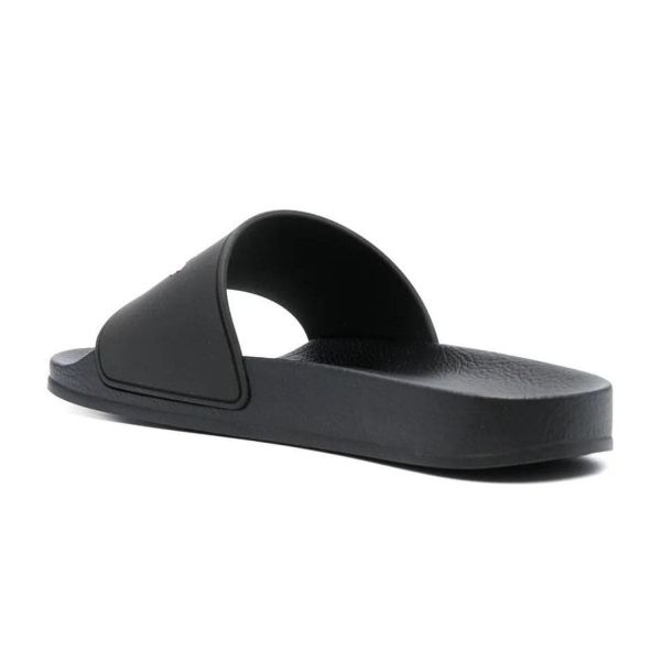 Шлепанцы Palm Angels New Logo Pool Slider Black White.