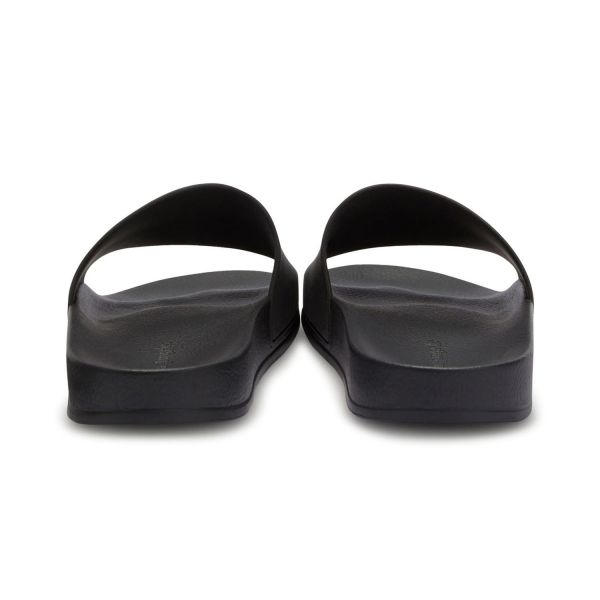 Шлепанцы Palm Angels New Logo Pool Slider Black White.