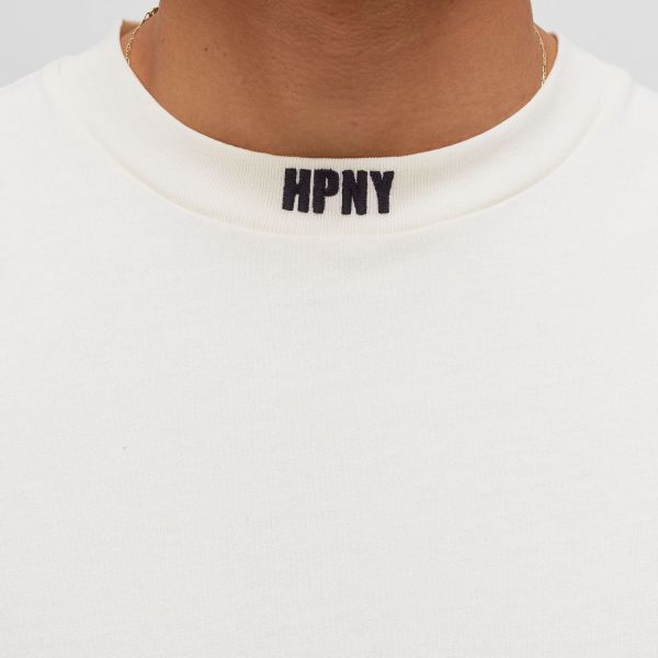 Футболка Heron Preston HPNY EMB SS Tee White Black.