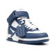 Кеди Off White Out Of Office Mid Top Lea White Dusty Blu