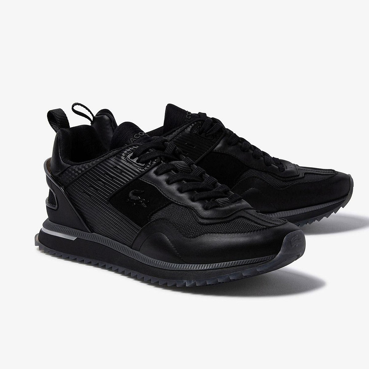 Кеди Lacoste Court Break 0321 1 SMA BLK/SLV Textile