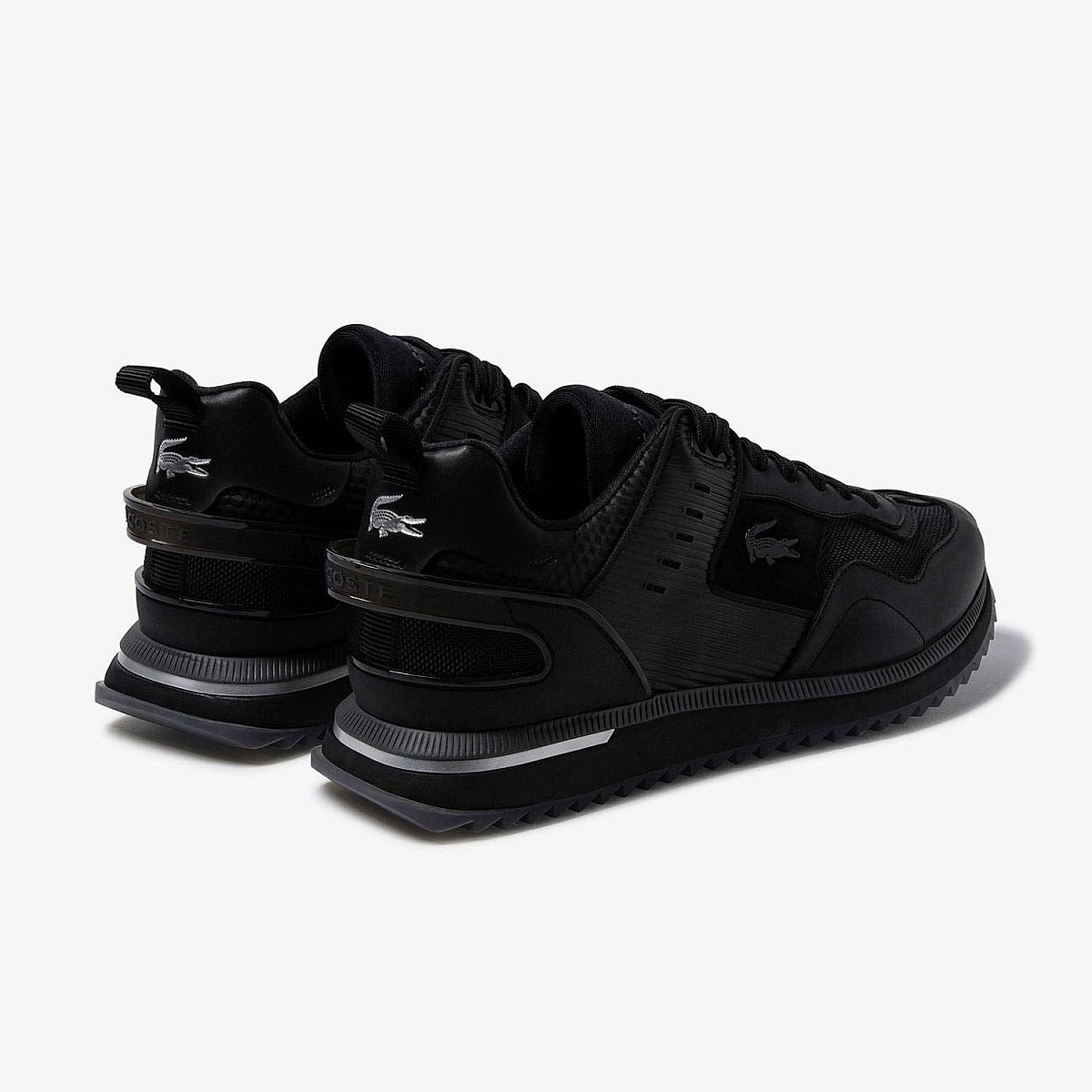 Кеди Lacoste Court Break 0321 1 SMA BLK/SLV Textile