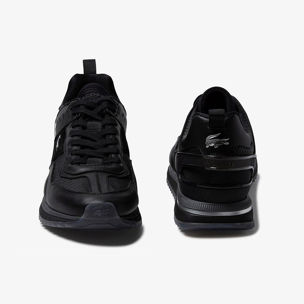 Кеди Lacoste Court Break 0321 1 SMA BLK/SLV Textile