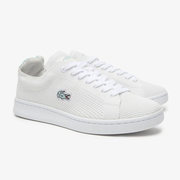 Кеды Lacoste Carnaby Piquee 123 1 SFA WHT/TRQS Textile 745SFA0021W56.