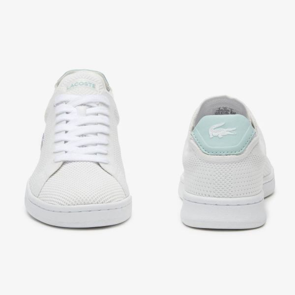 Кеды Lacoste Carnaby Piquee 123 1 SFA WHT/TRQS Textile 745SFA0021W56.