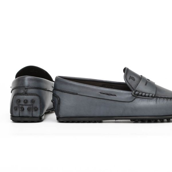 Мокасины Tod's Mocassino City Gommino D9C Inchiostro Chiar.