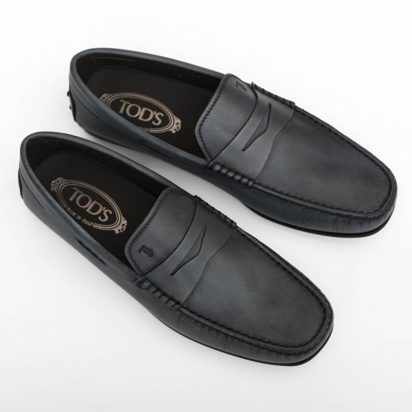 Мокасины Tod's Mocassino City Gommino D9C Inchiostro Chiar.