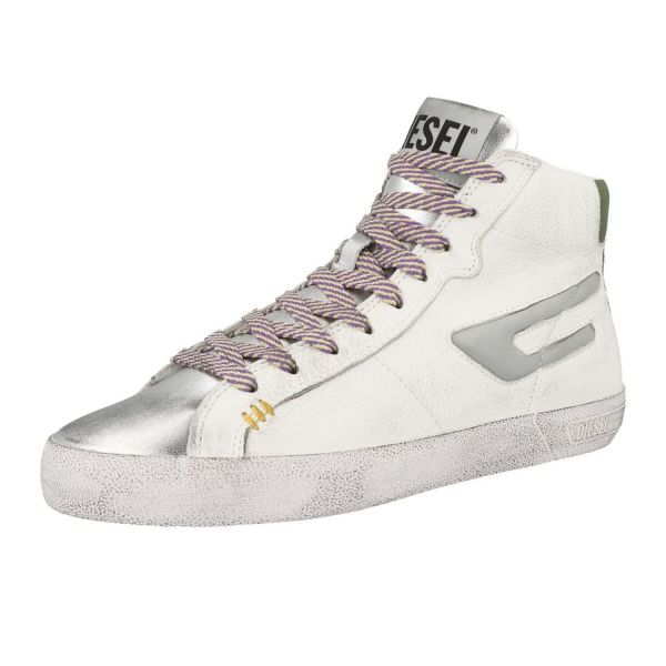 Кеды Diesel S-Leroji Mid X Courtyard/Griffin Gray/White.