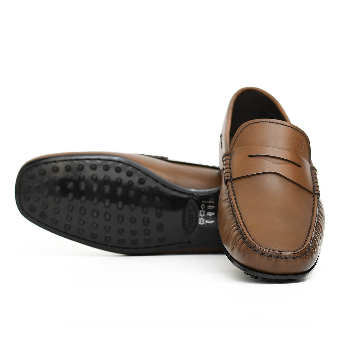Мокасини Tod's Mocassino City Gommino D9C Cacao