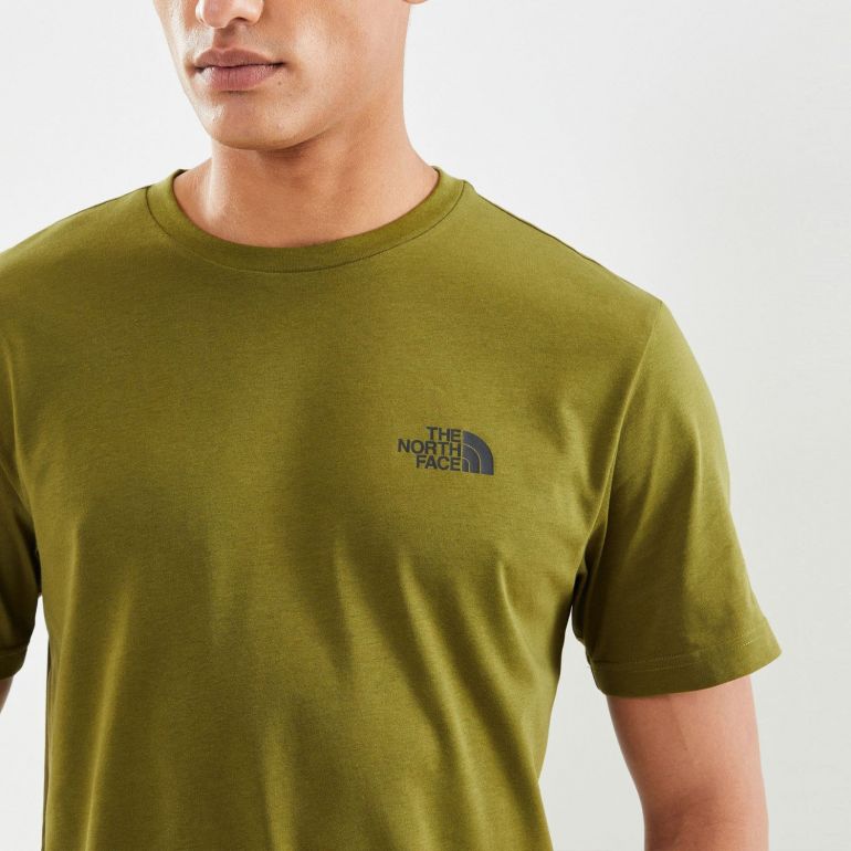 Футболка The North Face M S/S Simple Dome Tee Forest Olive.