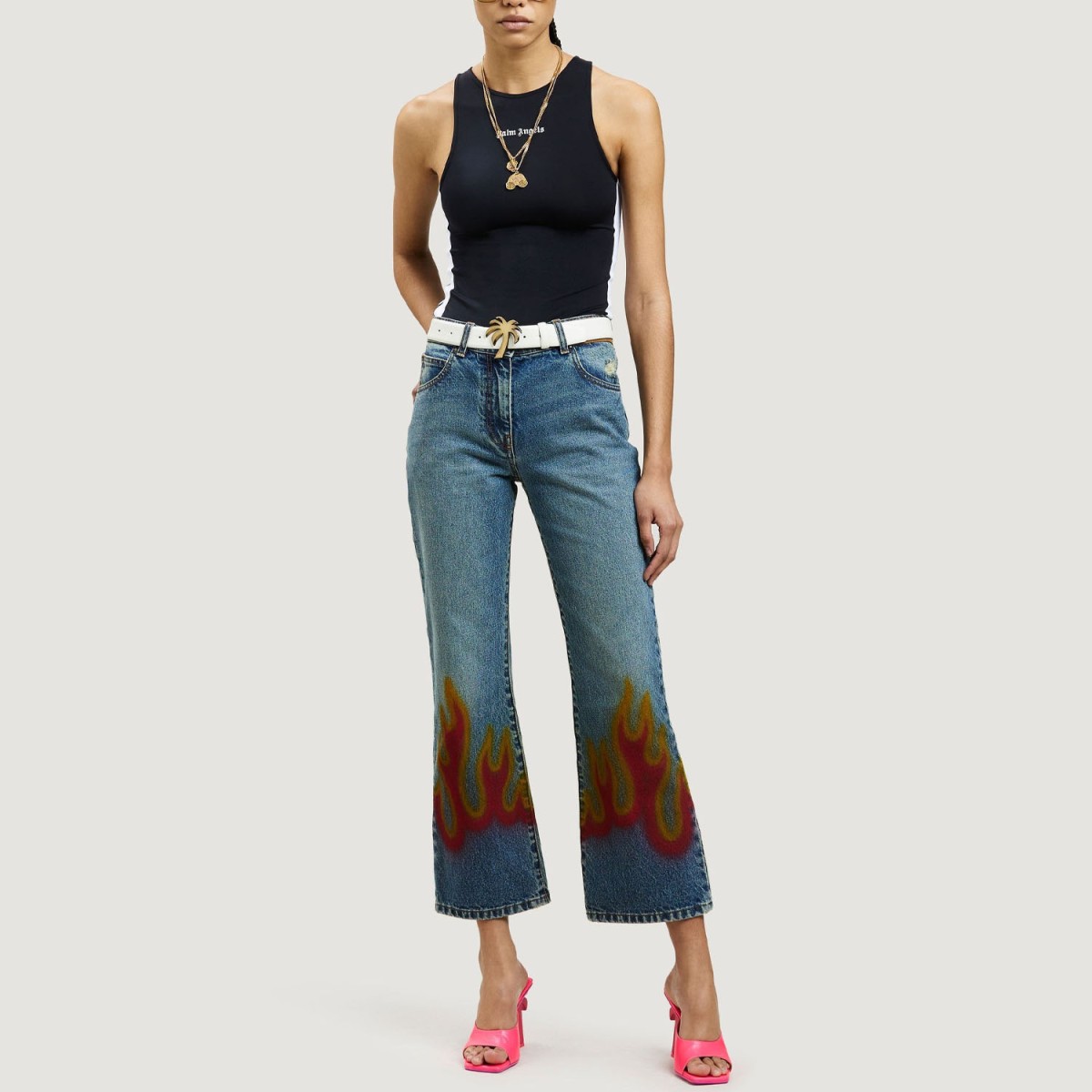 Джинси Palm Andels Burnind Flared Denim