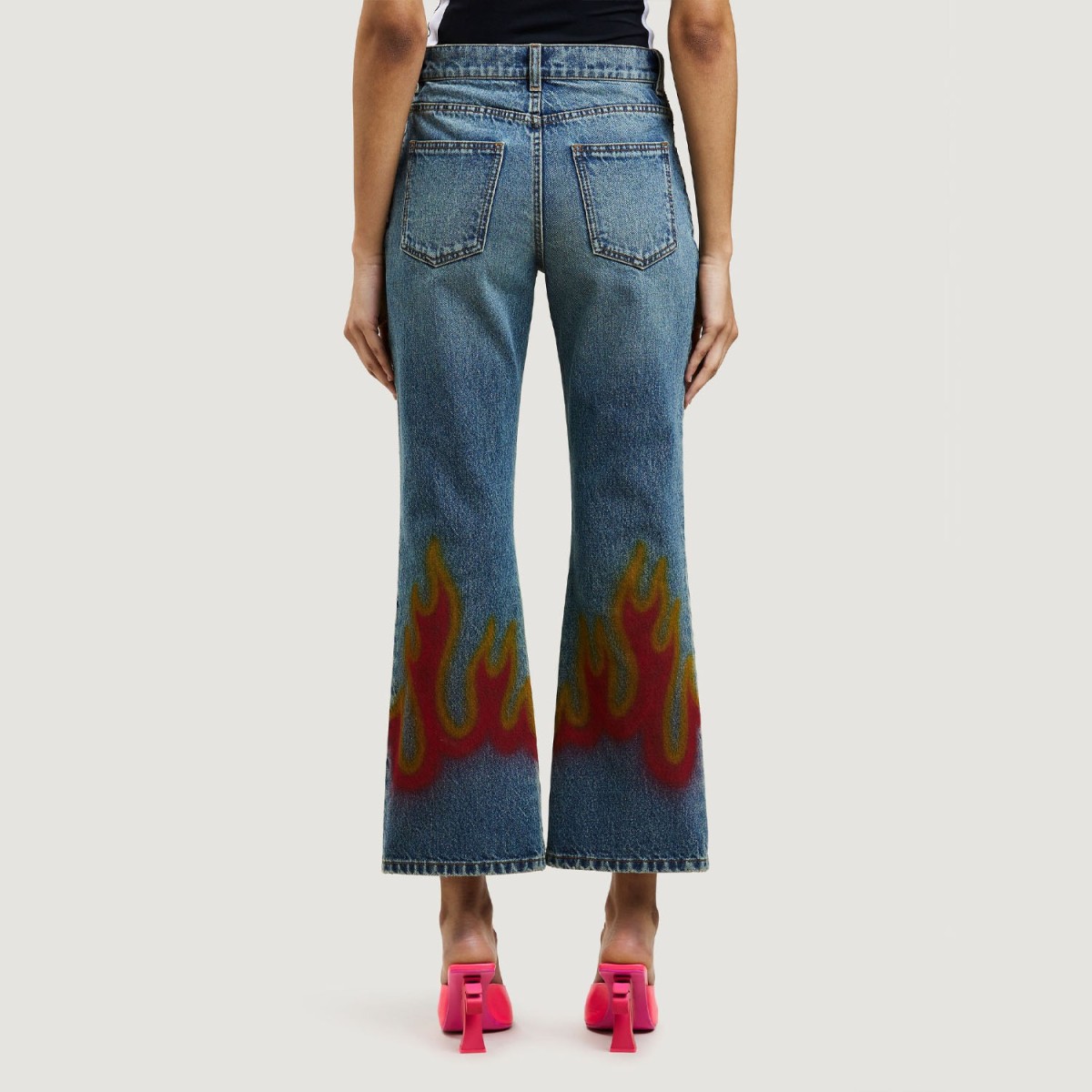Джинси Palm Andels Burnind Flared Denim