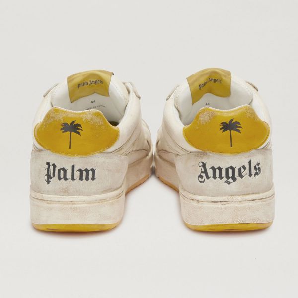 Кеды Palm Angels VT Palm University White Yellow.