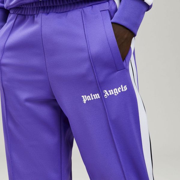 Спортивные штаны Palm Angels Classic Track Pants Purple White.