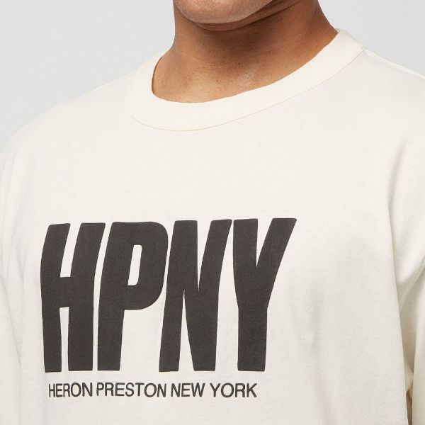 Футболка Heron Preston Reg HPNY SS Tee White Black.