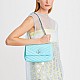 Сумка Tory Burch Kira Chevron Small Convertible Shoulder Bag Light Celeste