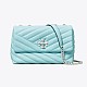 Сумка Tory Burch Kira Chevron Small Convertible Shoulder Bag Light Celeste