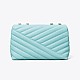 Сумка Tory Burch Kira Chevron Small Convertible Shoulder Bag Light Celeste