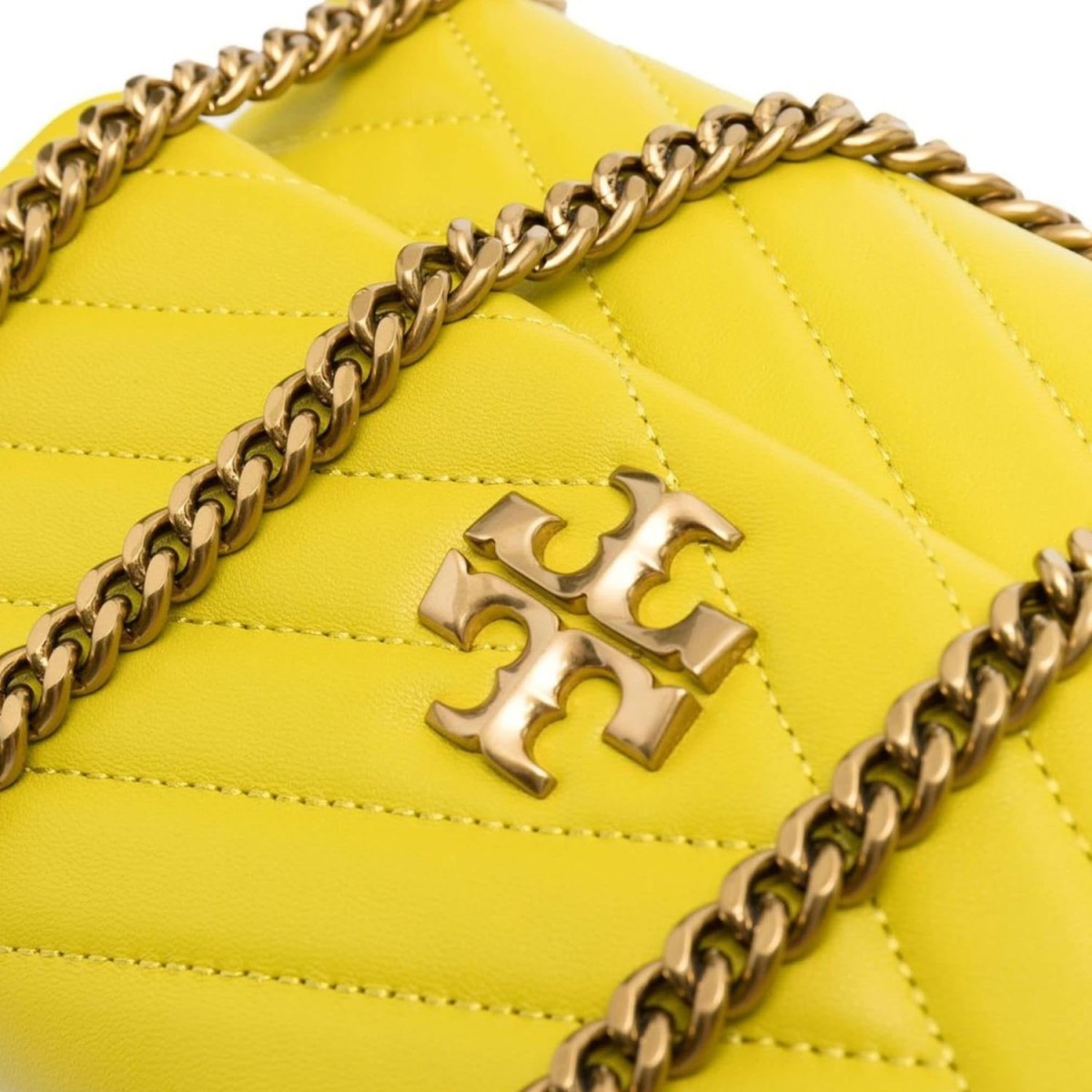 Сумка Tory Burch Kira Chevron Small Convertible Shoulder Bag Yellow