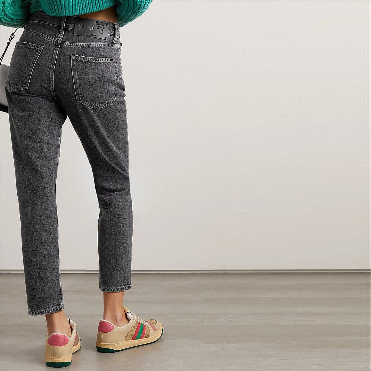 Джинси Off White Corporate Straight Leg Dark Grey White