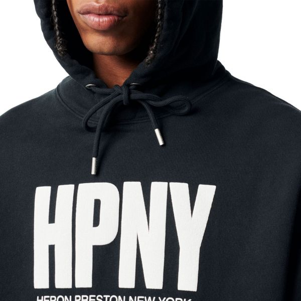 Худи Heron Preston REG HPNY Hoodie Black White.