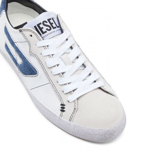 Кеды Diesel S-Leroji Low White/Indigo.