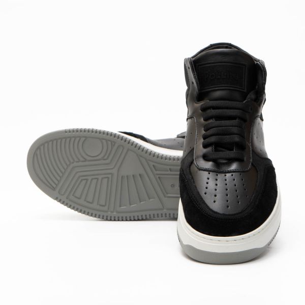 Кеды Pollini Sneakeru.Extra35 Mix Nero/Nero.